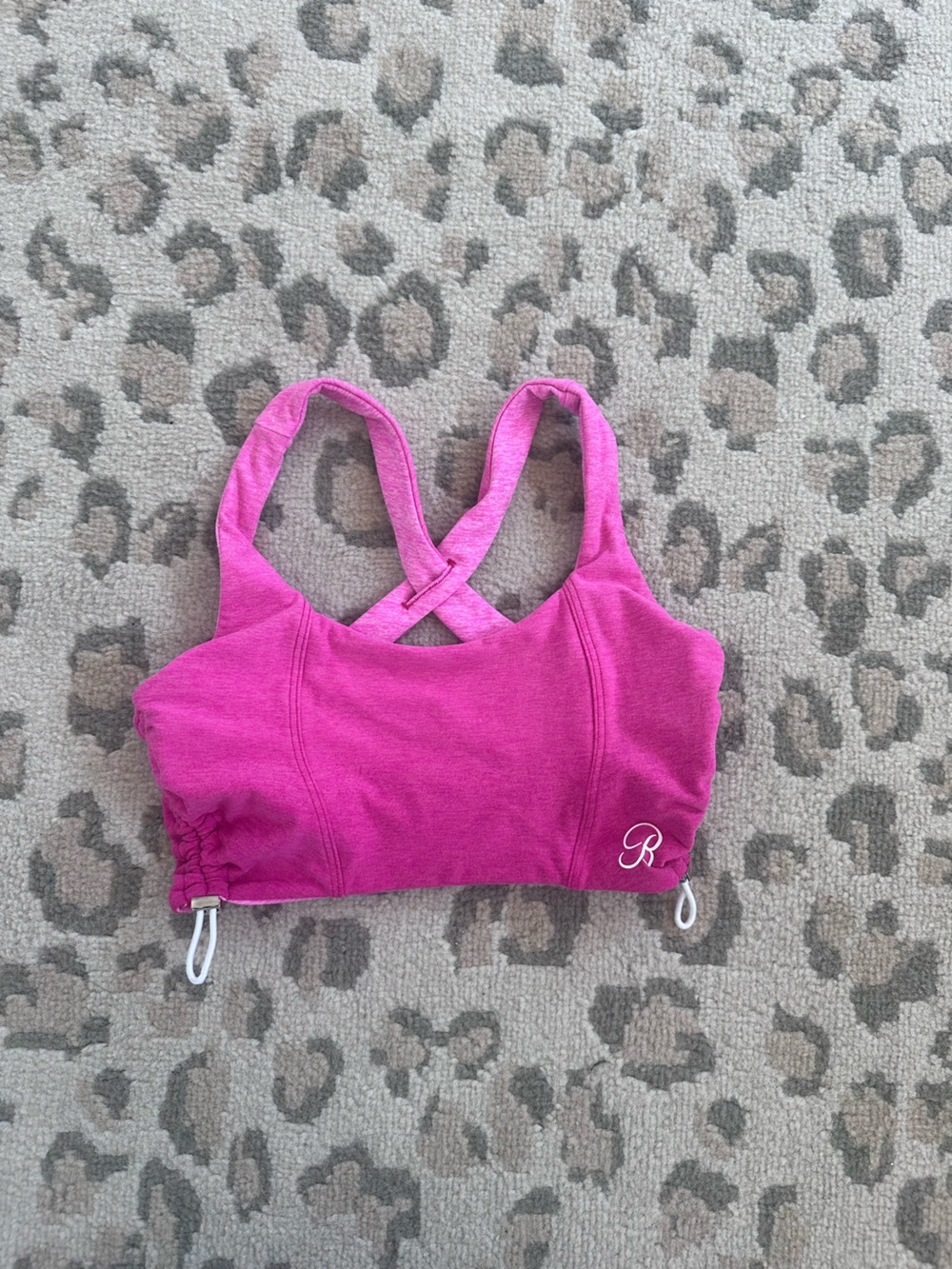 Bombshell ombré toggle sports bra